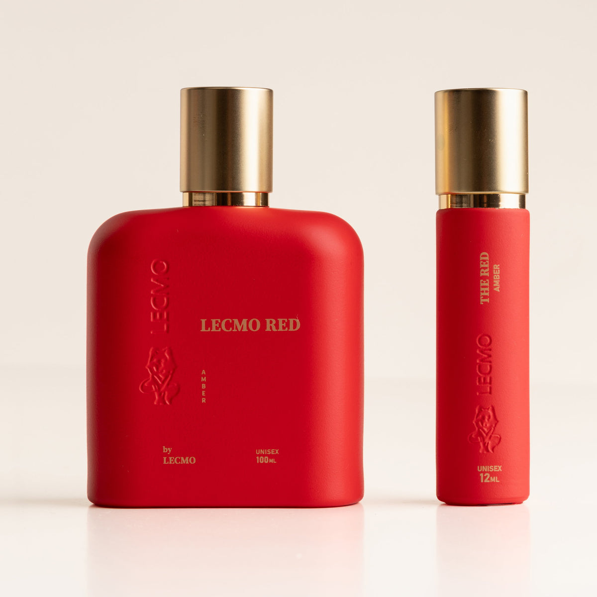 Lecmo Red Amber frasco 100 ml e travel spray