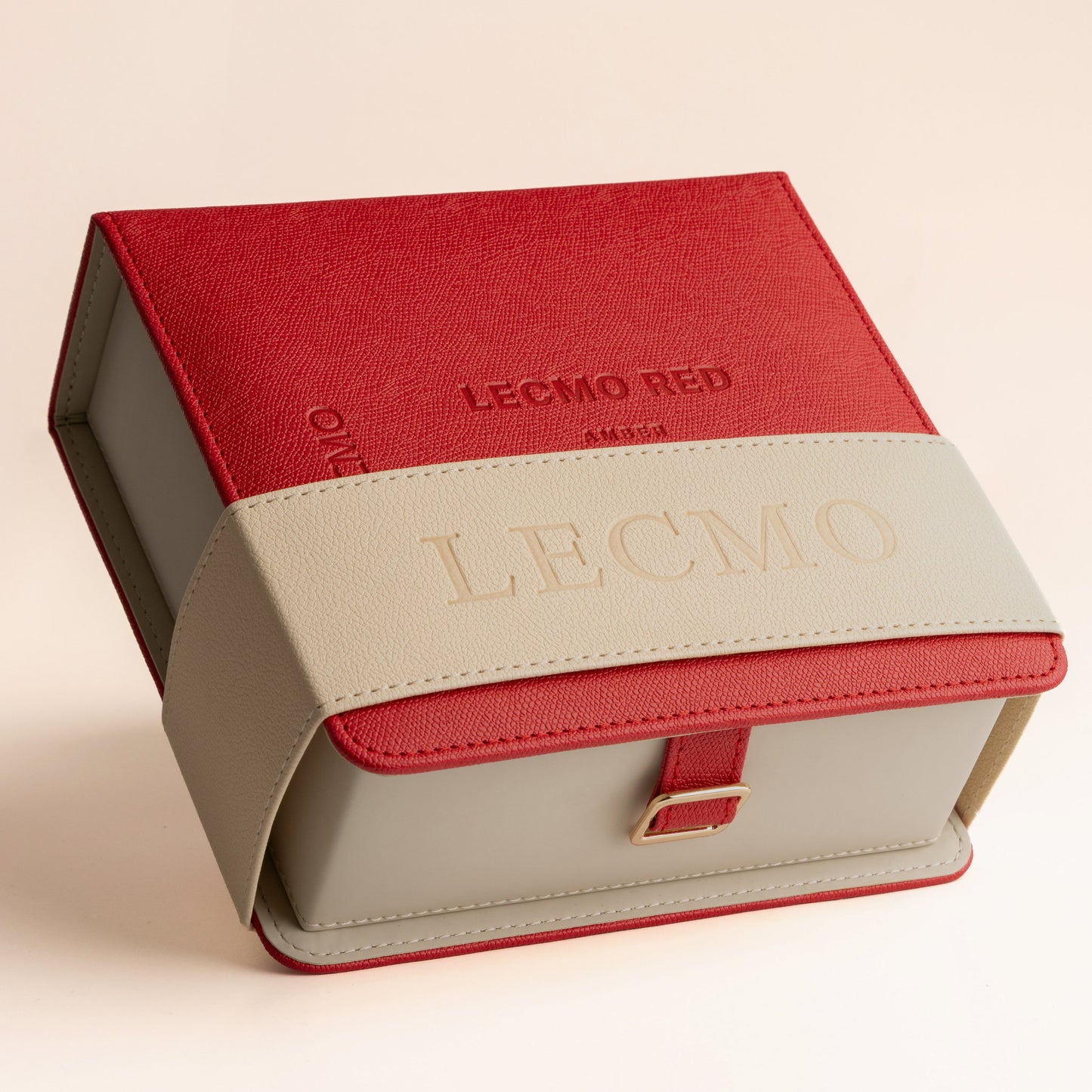 Lecmo Red Amber caixa flip box vermelha