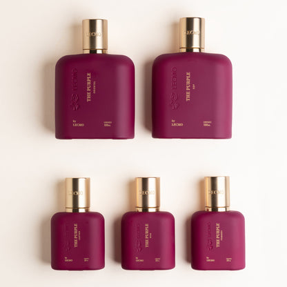 Lecmo The Purple Collection, cinco criações somando 275 ml