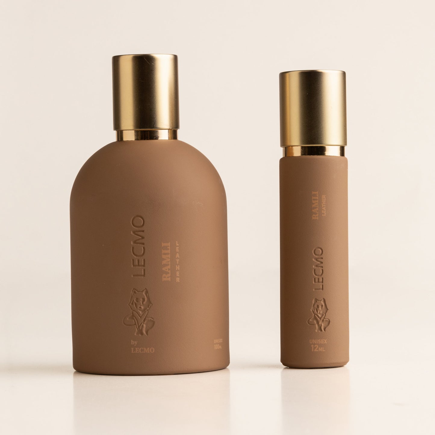 Lecmo Ramli Leather frasco e travel spray
